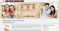 Desktop Screenshot of catherineyeelaw.com